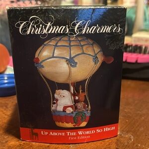 Vintage Christmas Around The World Christmas Goose Planter w/Knitted Hat & Scarf